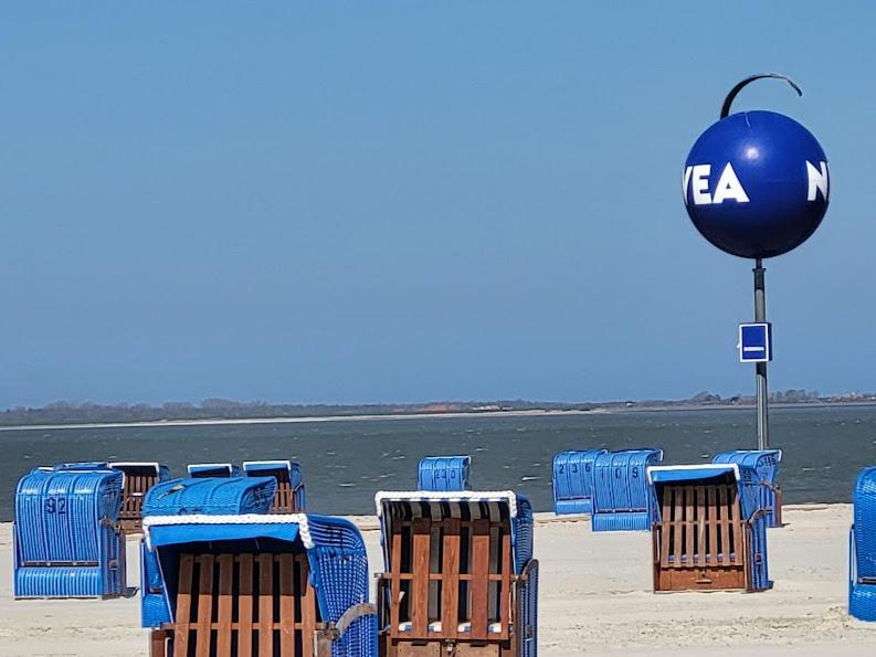 Liebevoll renovierte Ferienwohnung Lüttje Koje Dornum Exterior foto